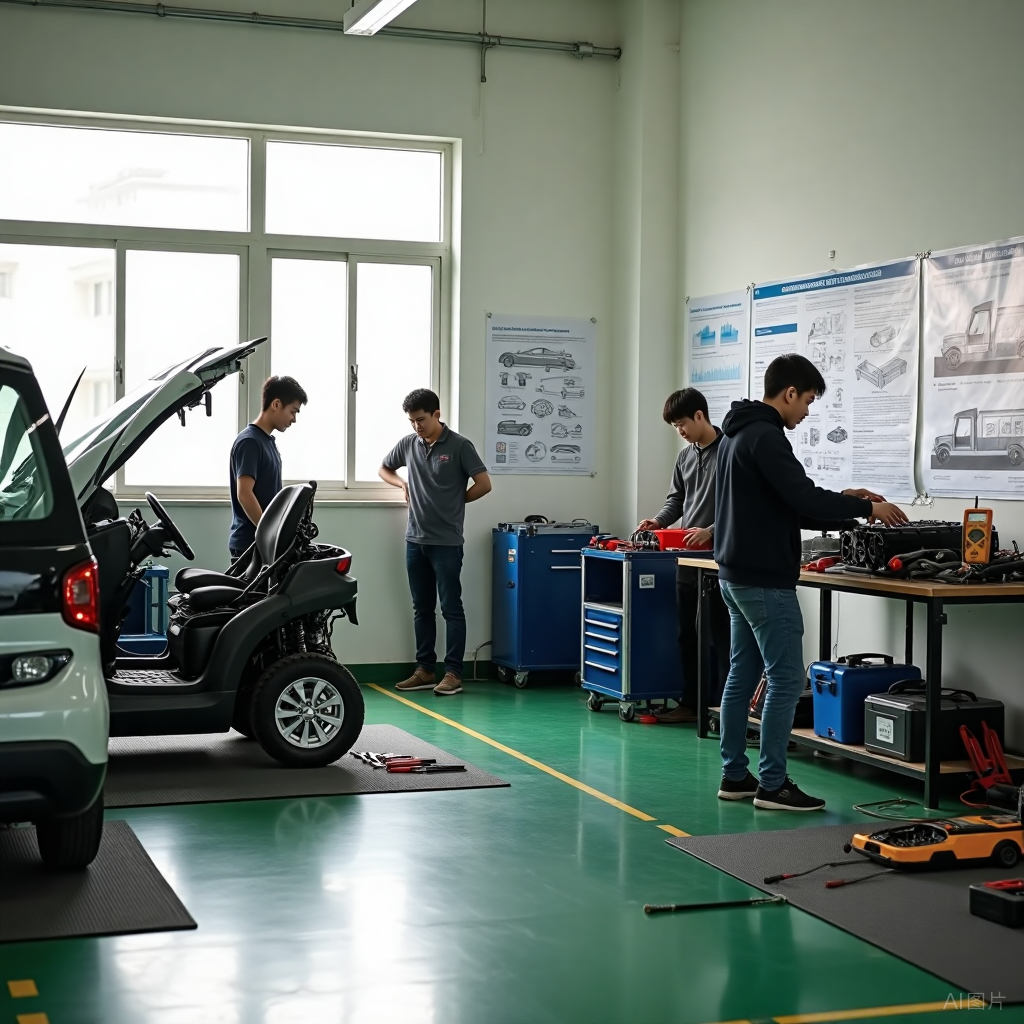 招募电动车维修培训师